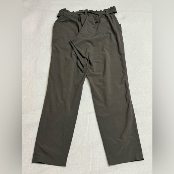 Athleta Skyline Ankle Pants Size 2 Olive Green Featherweight Stretch Lounge - Picture 6 of 13